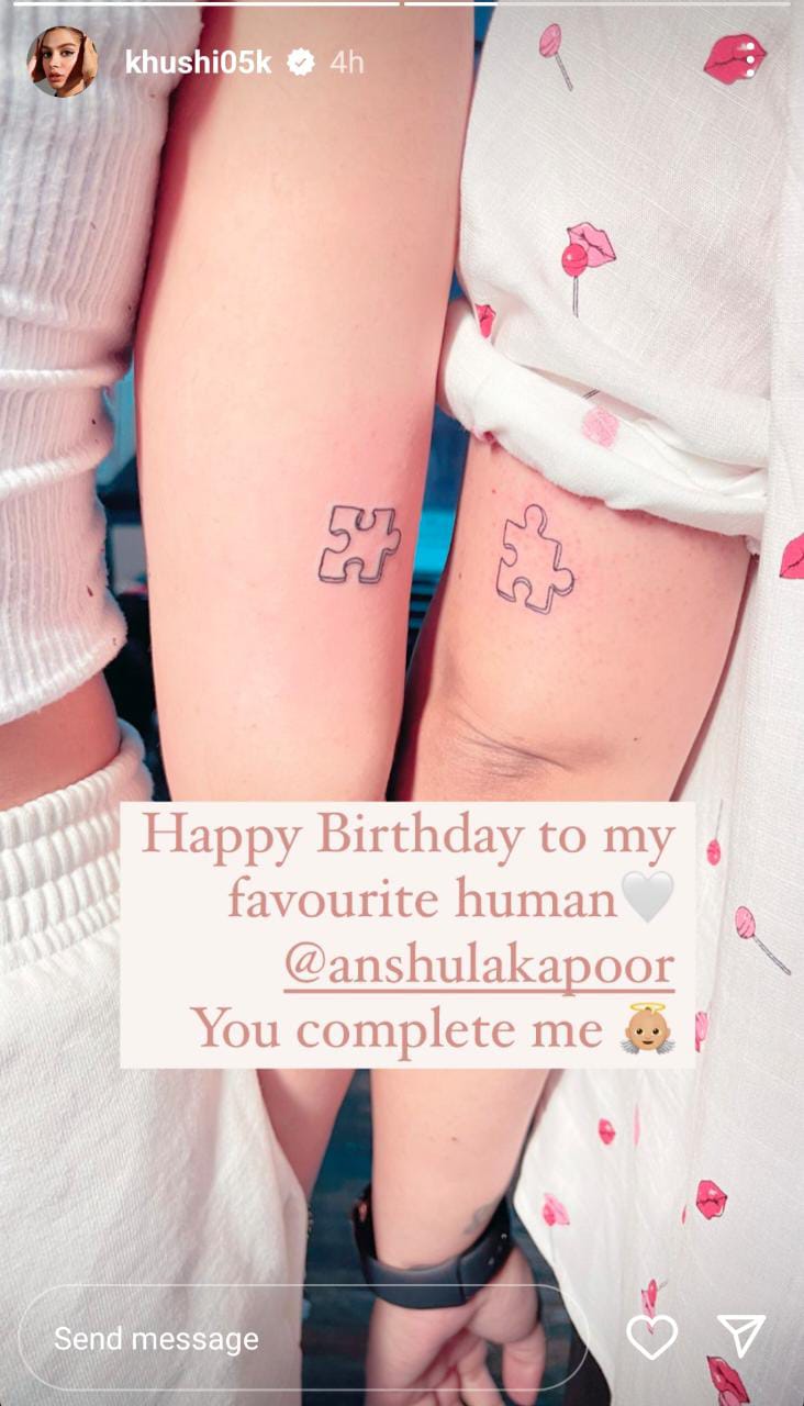 khushi kapoor, anshula kapoor