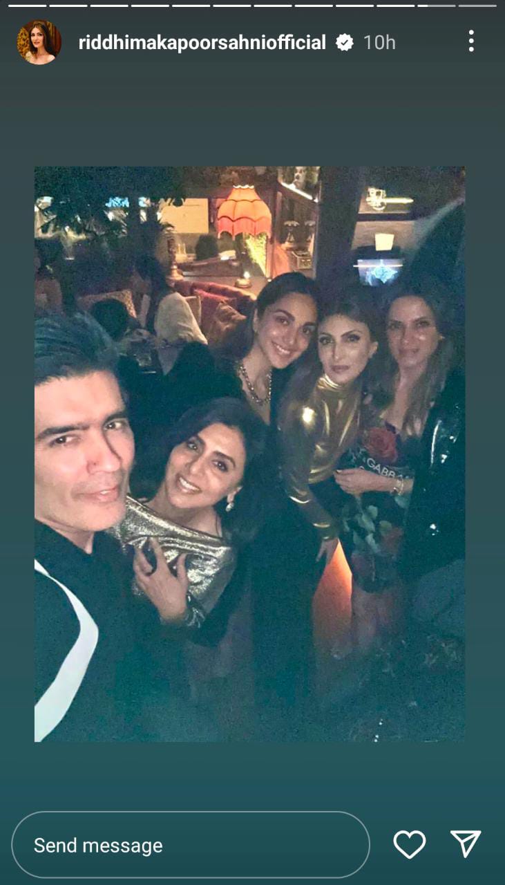 kiara advani, neetu kapoor, riddhima kapoor sahni