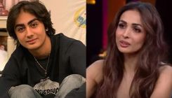 Malaika Arora’s son Arhaan Khan mocks her fashion as he asks her ‘Why are you wearing a table napkin?’- WATCH