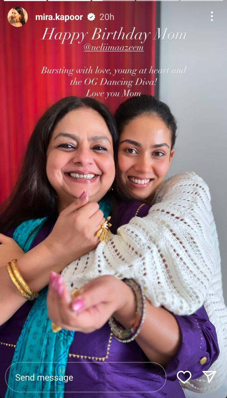 mira rajput, neliima azeem