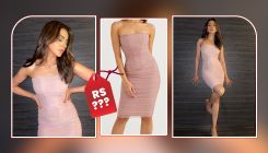 Rakul Preet Singh looks flattering in a pretty blush pink dress, it comes at an affordable price