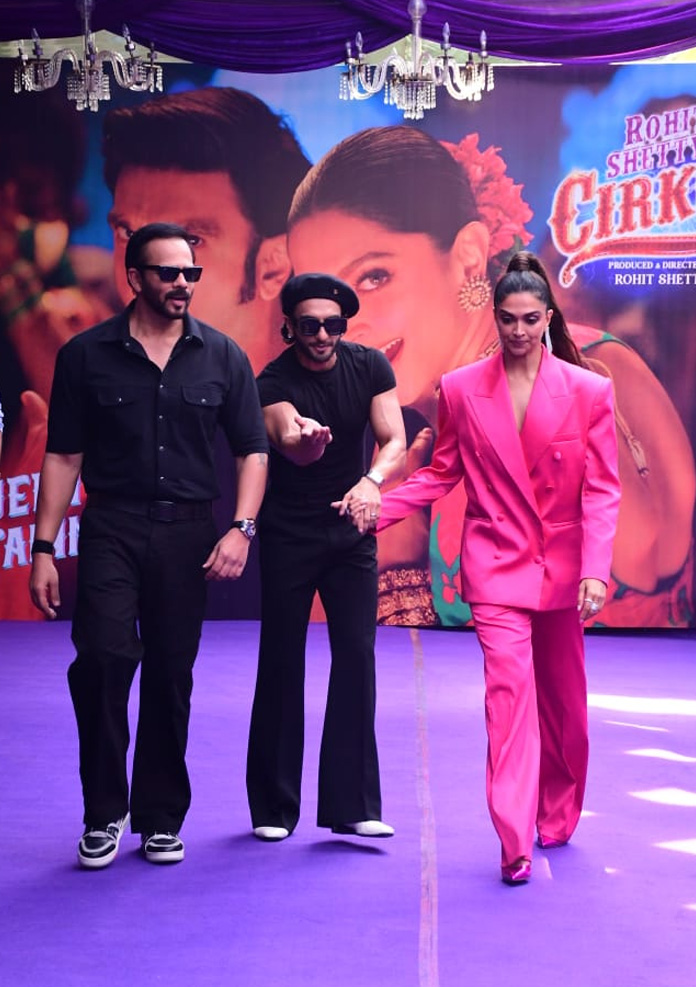 deepika padukone cirkus, ranveer singh, rohit shetty,