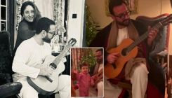 Saif Ali Khan makes Christmas special as he plays guitar for Kareena Kapoor, Jeh adorably photobombs- WATCH