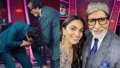 Vicky Kaushal touches Amitabh Bachchan’s feet, Kiara Advani shares a happy selfie with the ‘legend’ ahead of KBC 14 episode