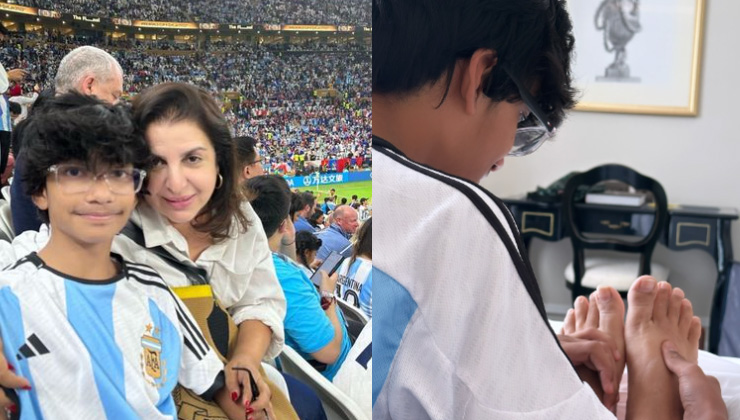 farah khan, farah khan son, czar kunder, farah khan kids,