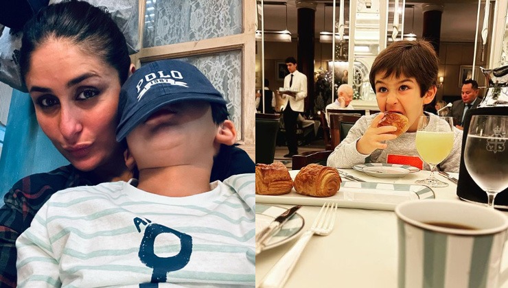 Kareena Kapoor drops a super cute pic of Taimur enjoying croissant | Bollywood Bubble