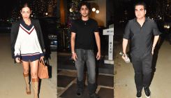 Malaika Arora opts for a stylish look as she steps out for dinner with ex-husband Arbaaz Khan, son Arhaan- WATCH