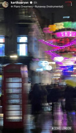 kartik aaryan, kartik aaryan london,