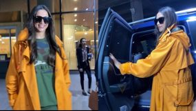 deepika padukone, deepika padukone video, deepika padukone at the airport,