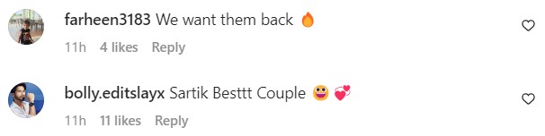 Sara Ali Khan, Kartik Aaryan spotted comments