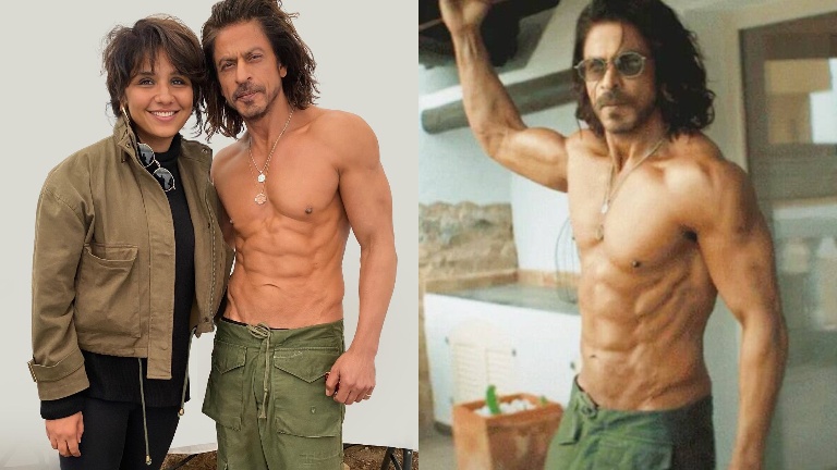 ‘Pathaan’ Shah Rukh Khan makes fans swoon as he flaunts his six-pack abs in shirtless pic