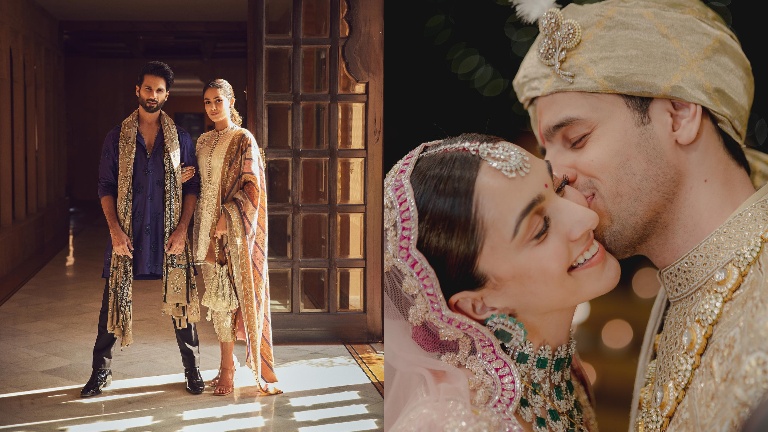 shahid kapoor, mira rajput, sidharth malhotra kiara advani wedding,