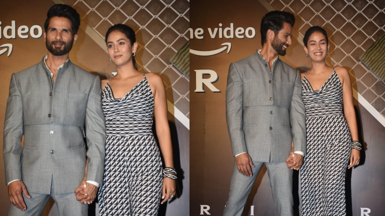 shahid kapoor, mira rajput, farzi screening,