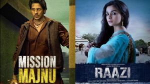 sidharth malhotra, raazi, mission majnu, alia bhatt,