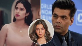 janhvi kapoor, karan johar, alia bhatt