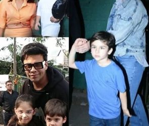 karan johar , yash roohi birthday, kareena kapoor, gauri khan, abram khan, jeh, taimur