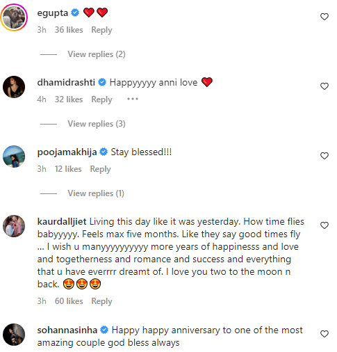 karisma-tanna-friends-wish-her-n-wedding-anniversary