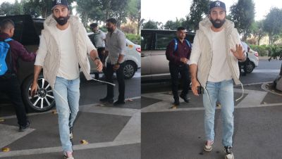 ranbir kapoor airport look,