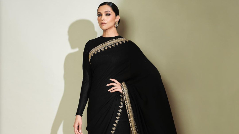 Deepika Padukone exudes elegance in a black Sabyasachi saree, Fan calls her ‘Rani sa’
