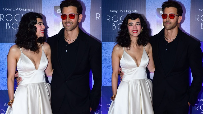 Hrithik Roshan And Girlfriend Saba Azad Pose Together Amid Wedding Rumours