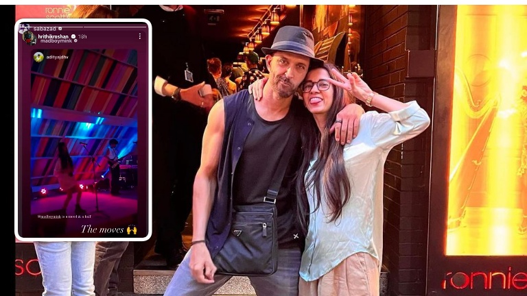 saba aza, hrithik roshan