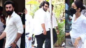 Satish Kaushik funeral, Satish Kaushik, Arjun Kapoor, ranbir kapoor, Shehnaaz Gill