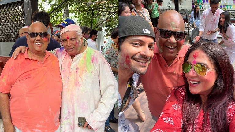 At Javed Akhtar's home, Satish Kaushik enjoyed "colourful Holi." The actor's final moments will tear up.