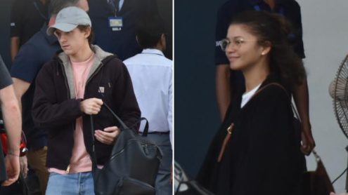 Tom Hol WOAH! Spider-Man stars Tom Holland and Zendaya spotted at Mumbai ...