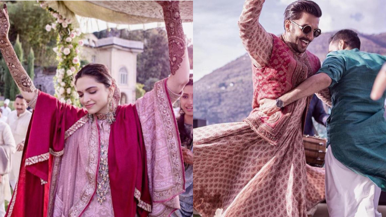 deepika-padukone-and-Ranveer-Singh-sangeet-pics