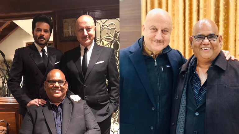 anupam kher, satish kaushik birth anniversary, anil kapoor,