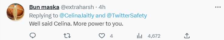 Celina tweet reply 3
