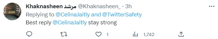 Celina tweet reply 4