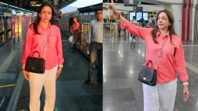 hema malini travels by metro, hema malini instagram, hema malini auto ride,