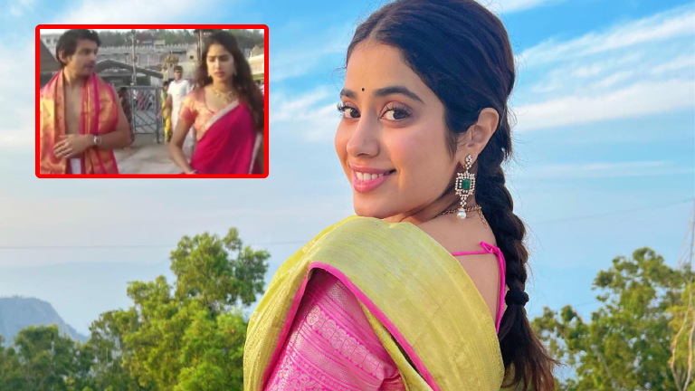 Janhvi Kapoor visits Tirupati Balaji Temple with Shikhar Pahariya and  sister Khushi Kapoor