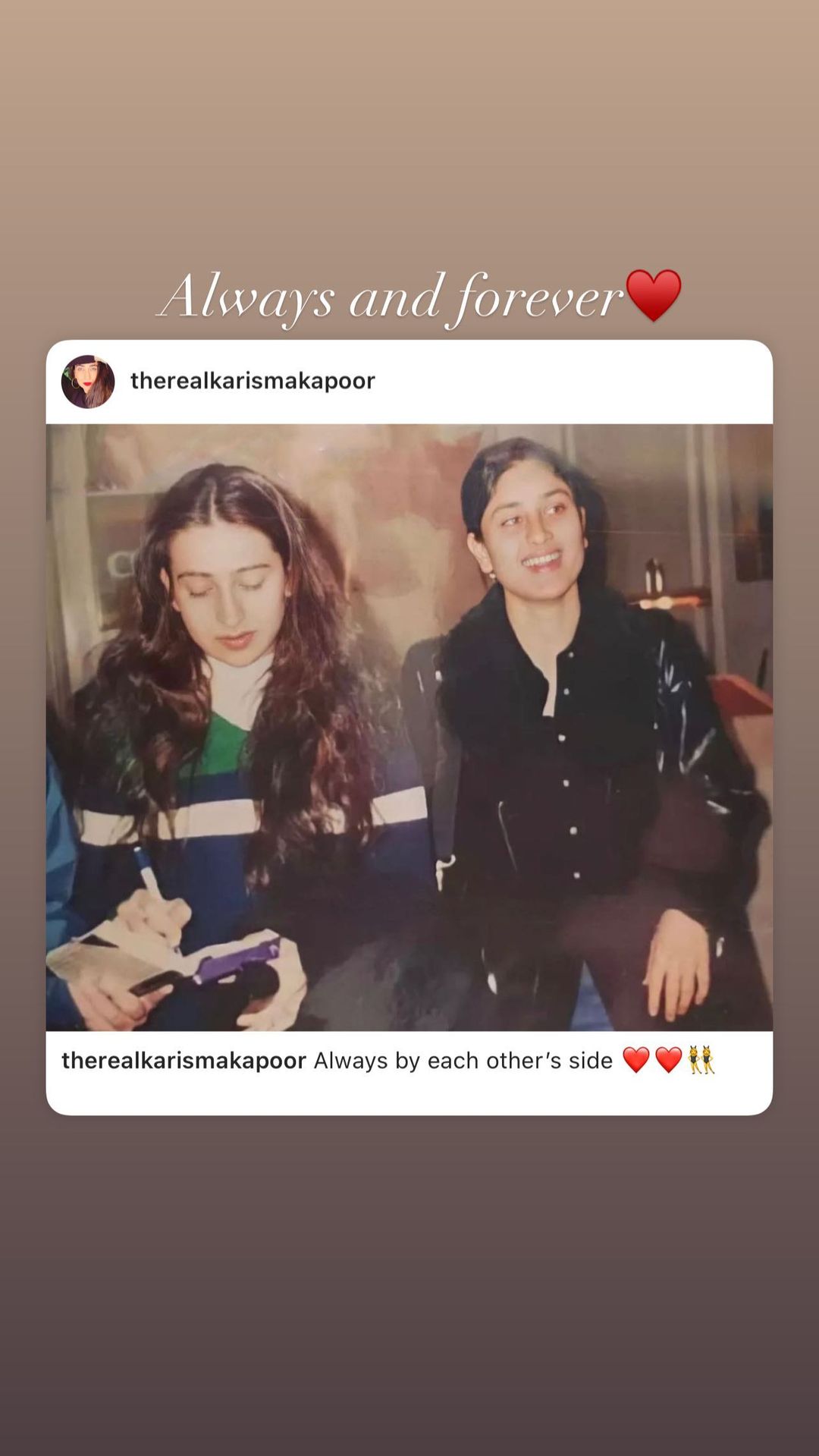 Kareena Kapoor's Instagram stories