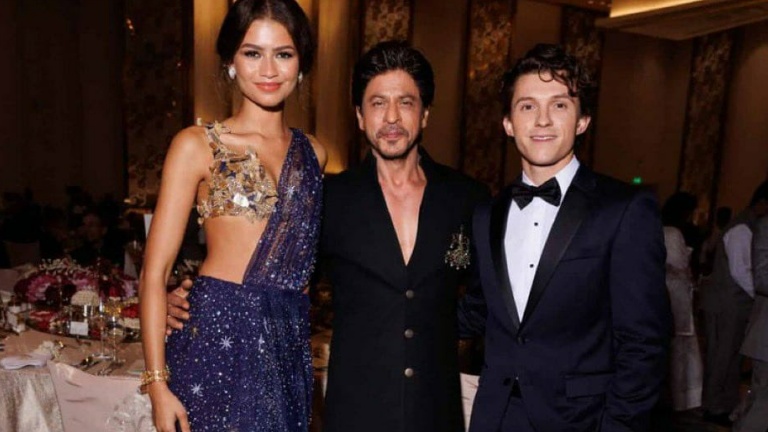 shah rukh khan, tom holland, zendaya