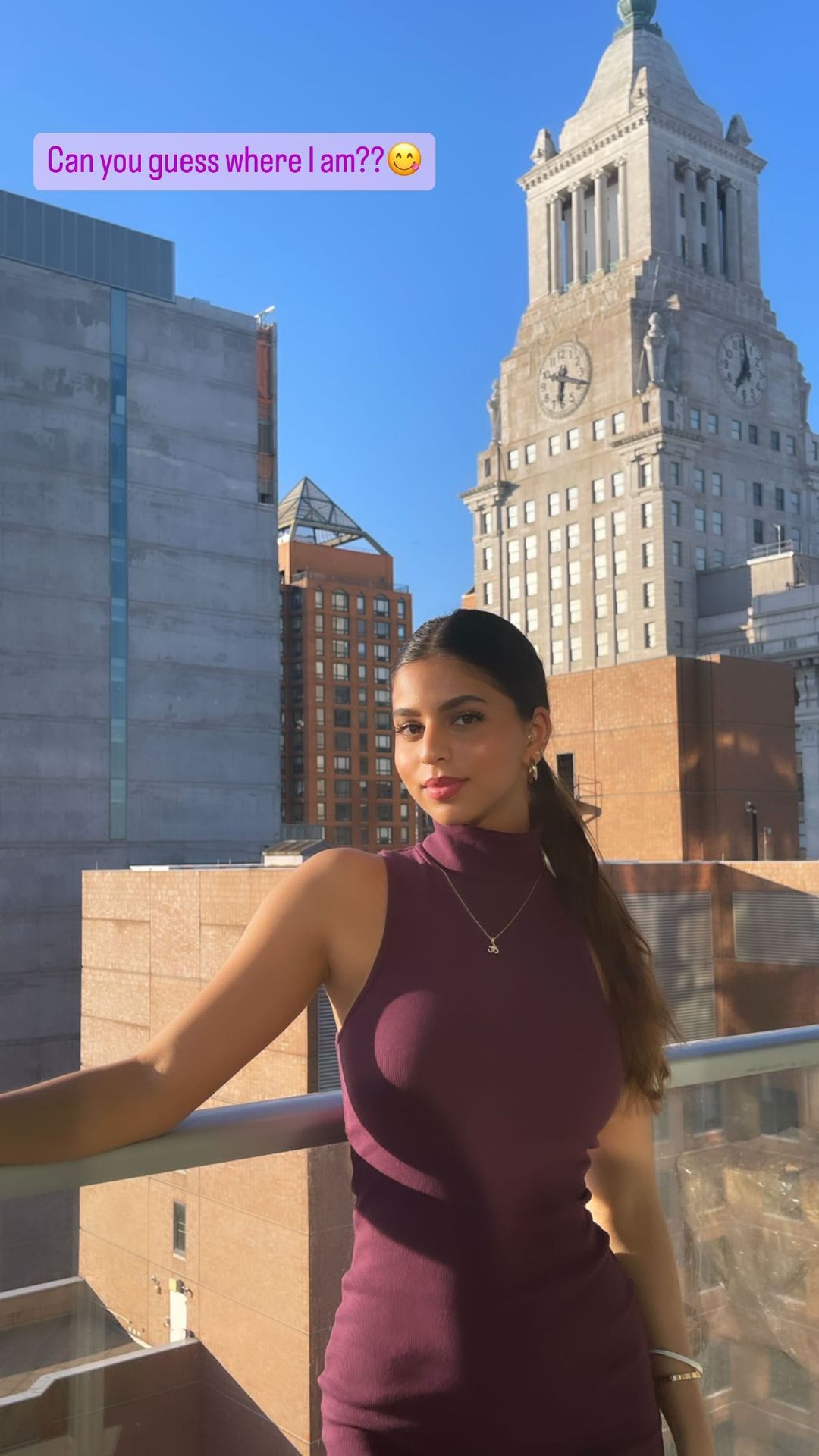 Suhana-visits-NYC