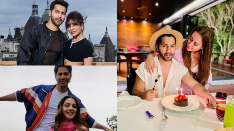 varun dhawan birthday, varun dhawan, kriti sanon, kiara advani, sara ali khan,