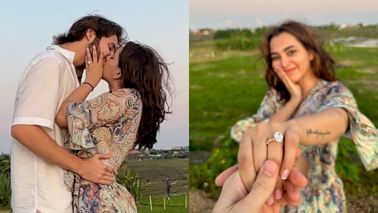 aaliyah kashyap, aaliyah kashyap engagement, shane gregoire