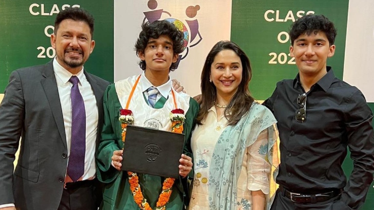 madhuri dixit, dr shriram nene, madhuri dixit son