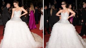 mouni roy cannes red carpet debut look,