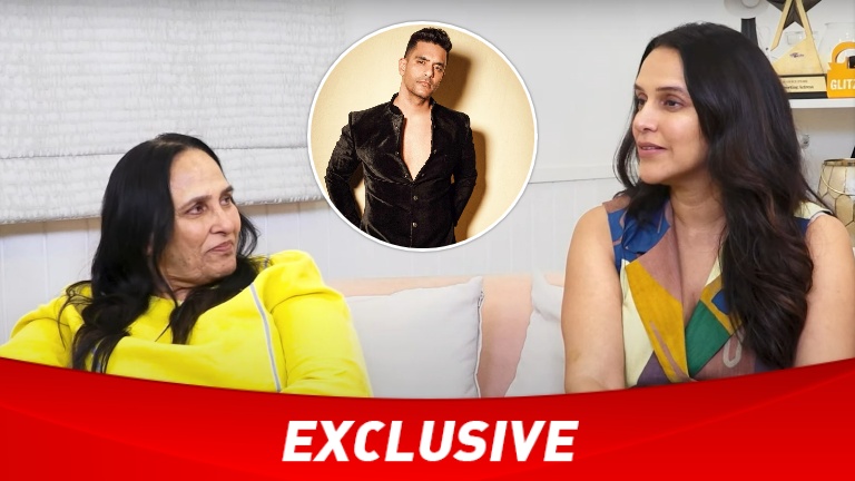 neha dhupia, angad bedi, neha dhupia mom