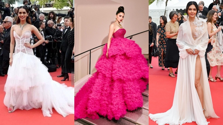 esha gupta, manushi chhillar, urvashi rautela, cannes 2023