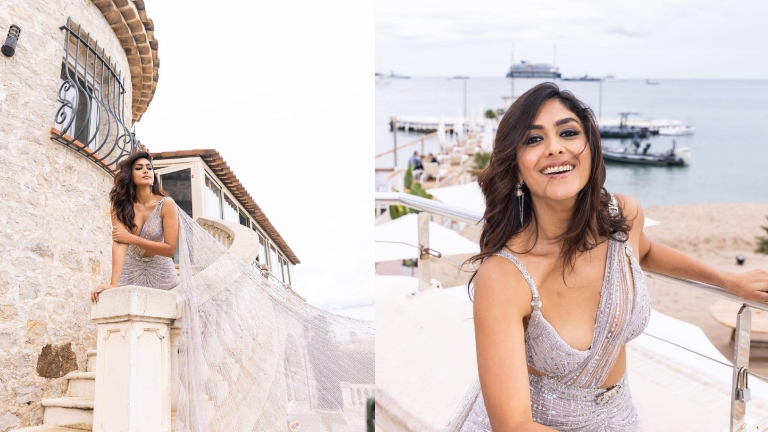 Mrunal Thakur aces the desi girl look on her second day at Cannes