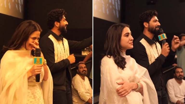 sara ali khan vicky kaushal delhi screening zara hatke zara bachke