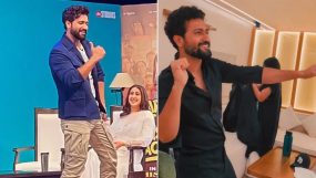 Vicky Kaushal performs his viral dance on Obsessed live