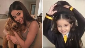 ananya panday, ananya panday childhood video