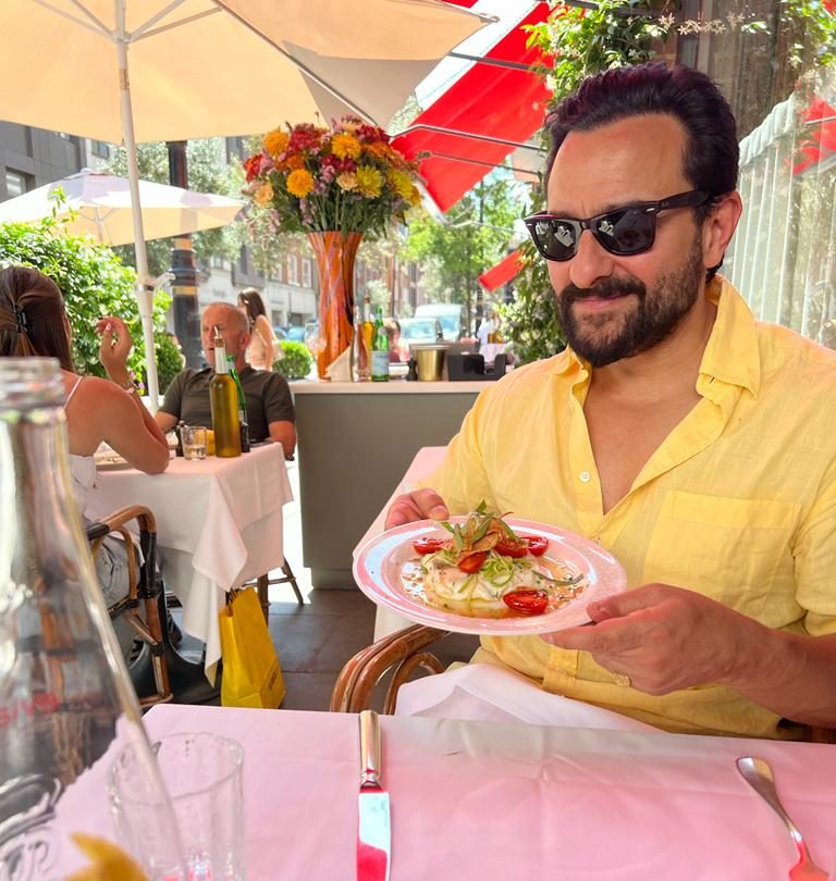 Saif Ali Khan from London vacation