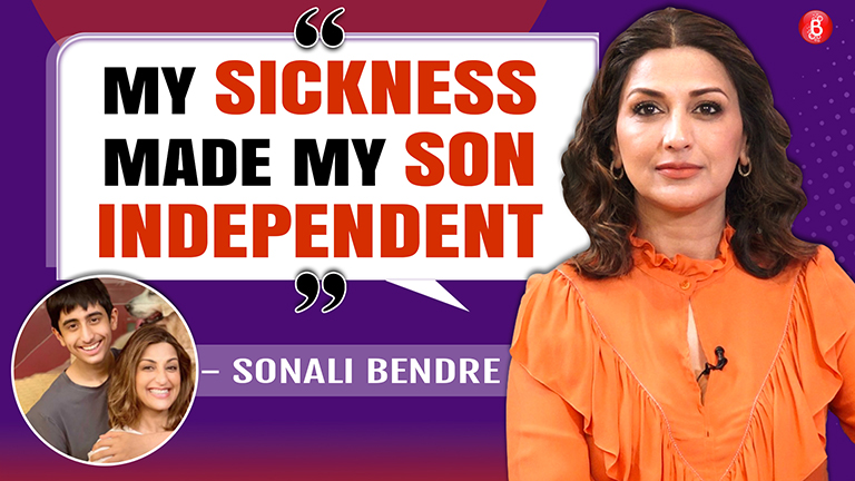 sonali bendre, sonali bendre son