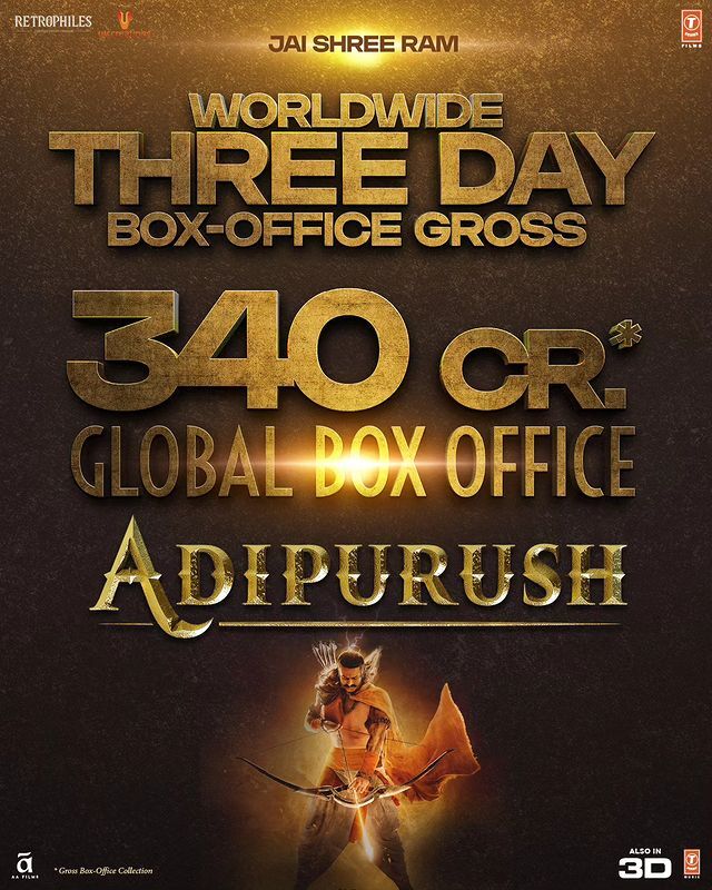 Adipurush Box Office Collection Prabhas starrer crosses Rs 340 cr in